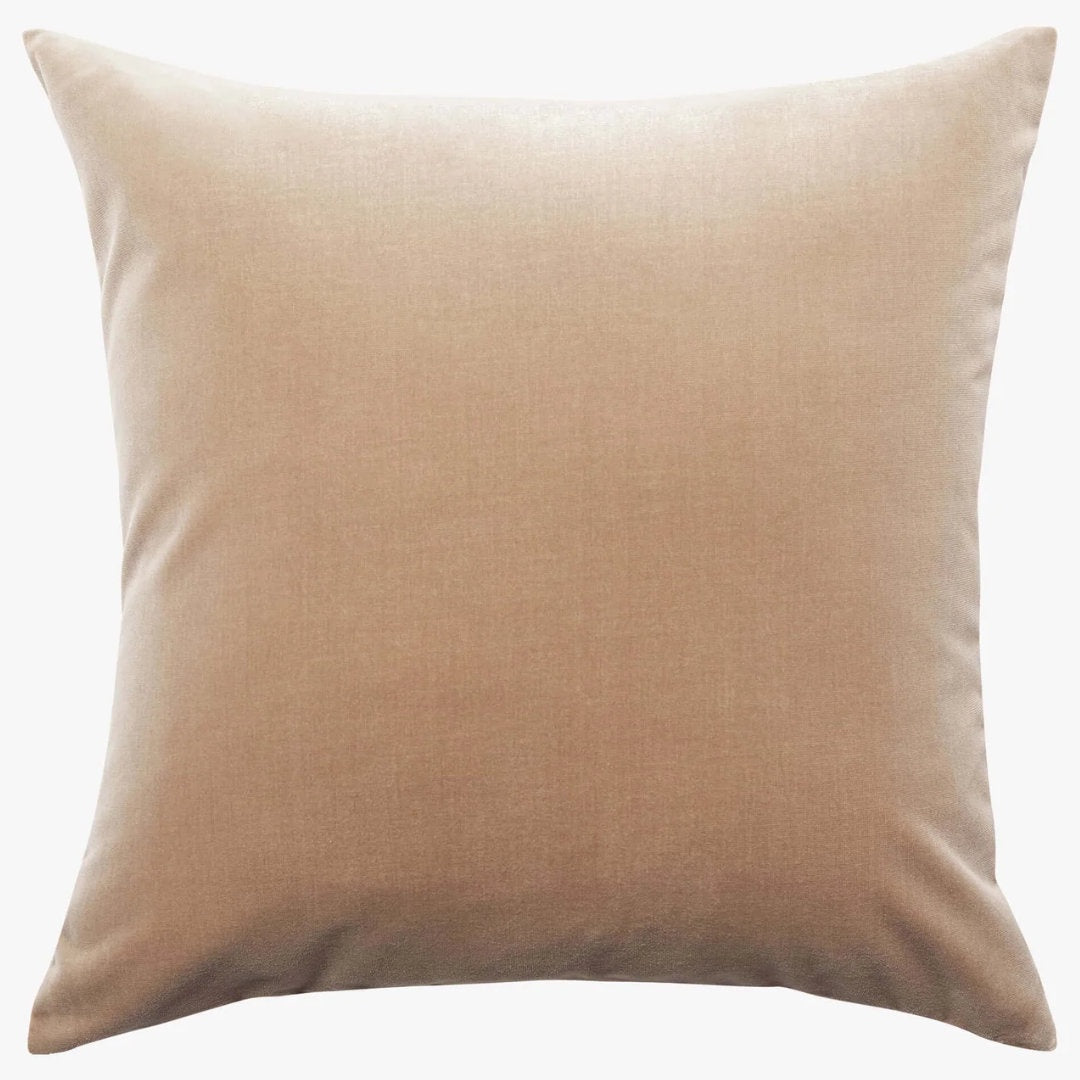 Etro Velvet & Linen Cushion & Insert | Cacao | 60x60cm - Suzie Anderson Home