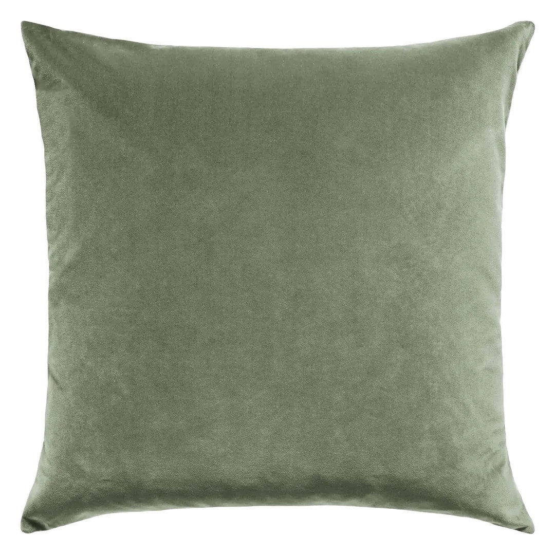 Etro Velvet & Linen Cushion & Insert | Eucalypt | 50x50cm - Suzie Anderson Home