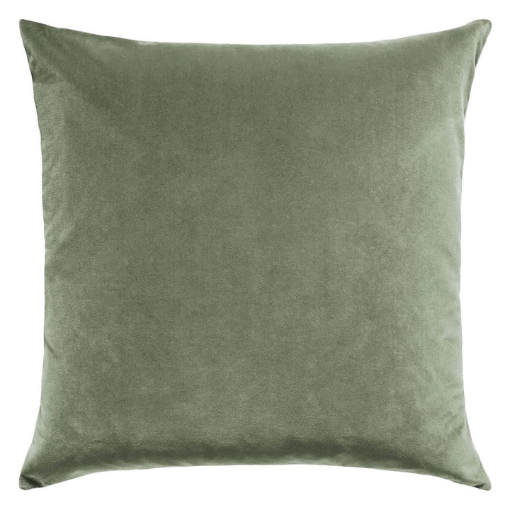 Etro Velvet &amp; Linen Cushion &amp; Insert | Eucalypt | 50x50cm - Suzie Anderson Home