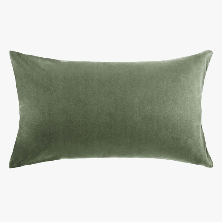Etro Mini Velvet & Linen Cushion & Insert | Eucalypt | 30x50cm