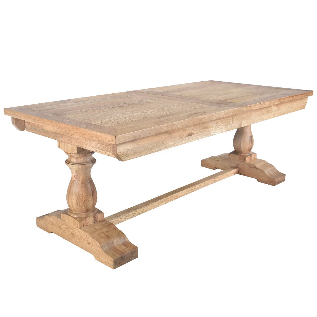 Solid Oak Butterfly Double Extension Dining Table W210/260/310 x D100 x H78cm
