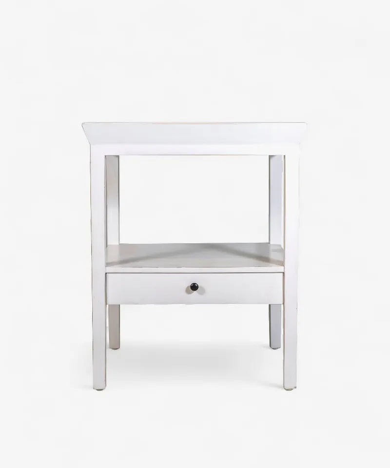 Santorini  Bedside Table | White | W50.5 x D43.5 x H61.5cm