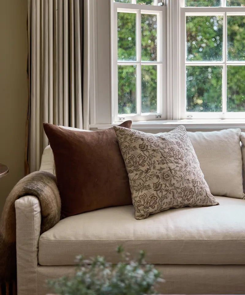 Brown Velvet Cushion Cover | 50 x 50cm