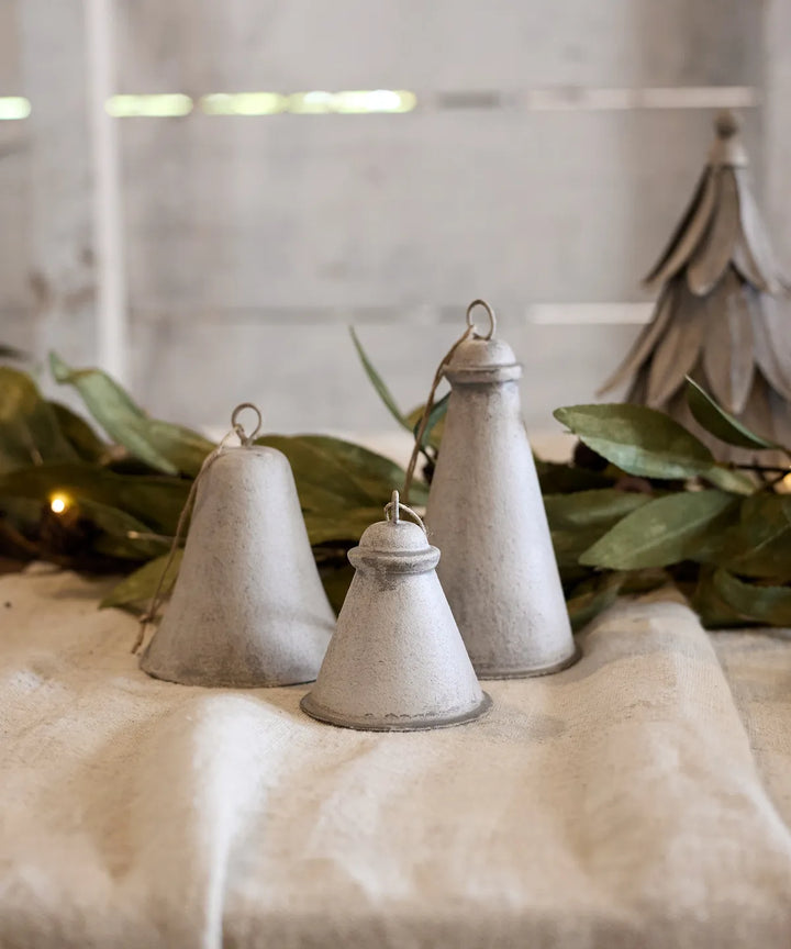 Hanging Bell Ornament | Medium Ash Grey