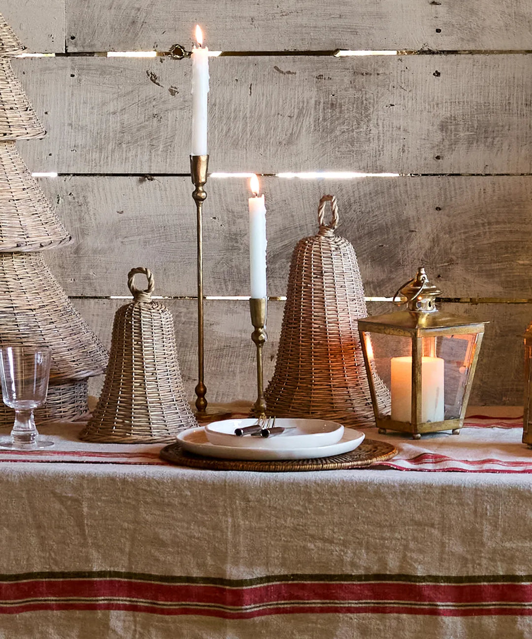Willow Rattan Christmas Bell | Small