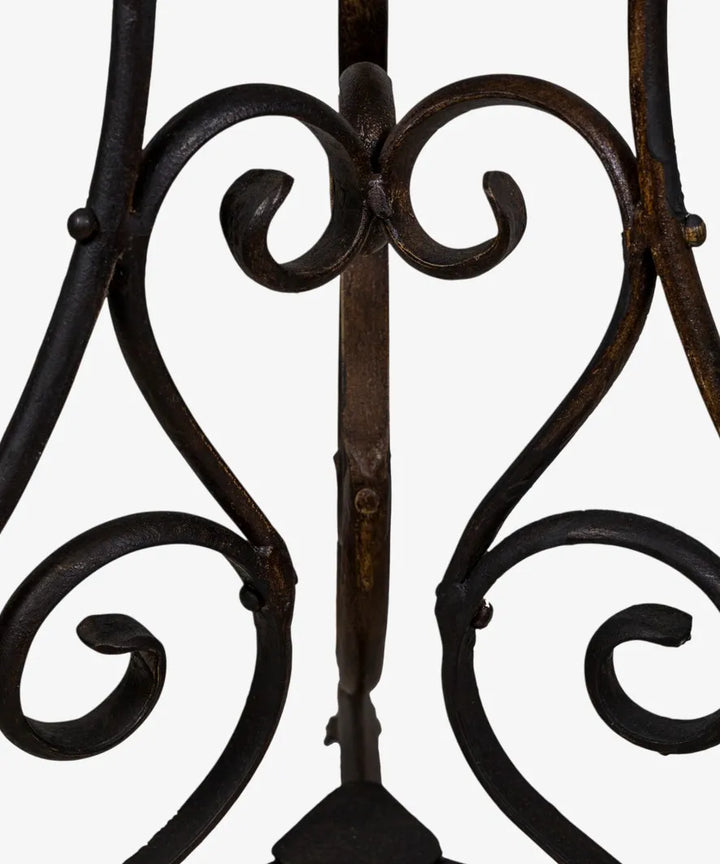 Pour Deux Bistro Table | Marble Top Iron Base | 76cmW