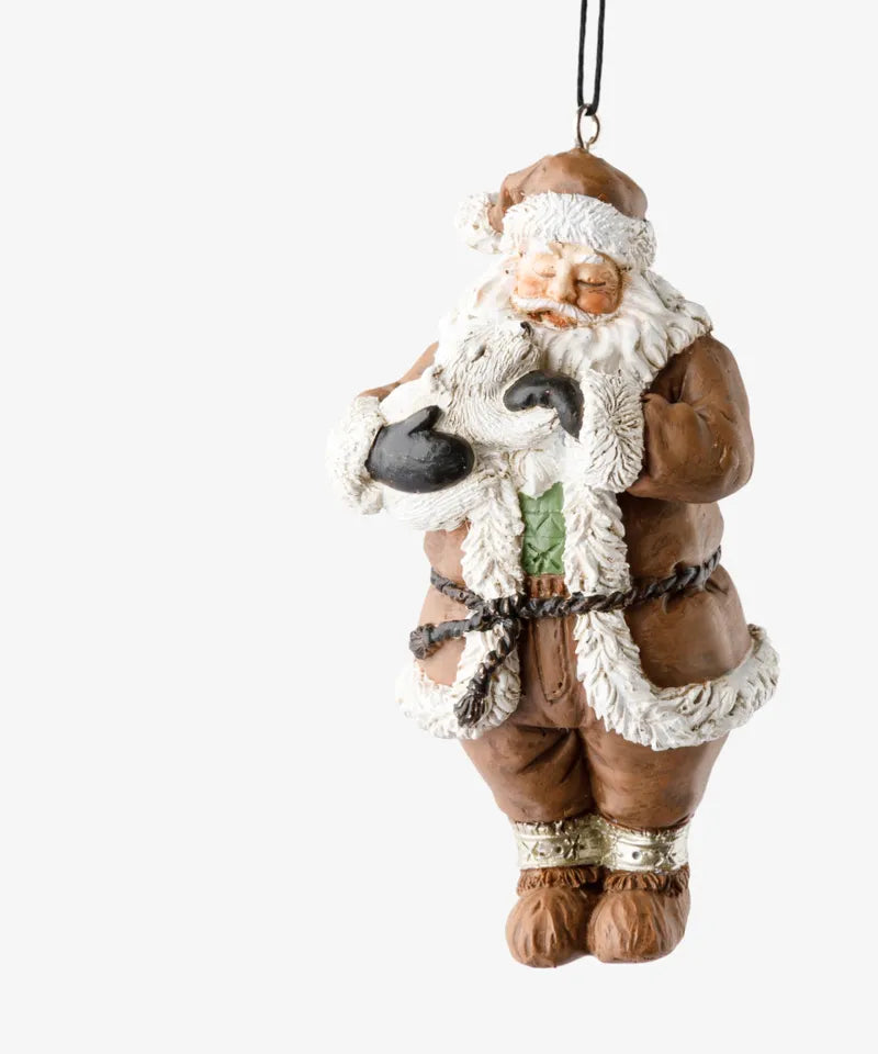 Santa Tales with Bear Xmas Decoration