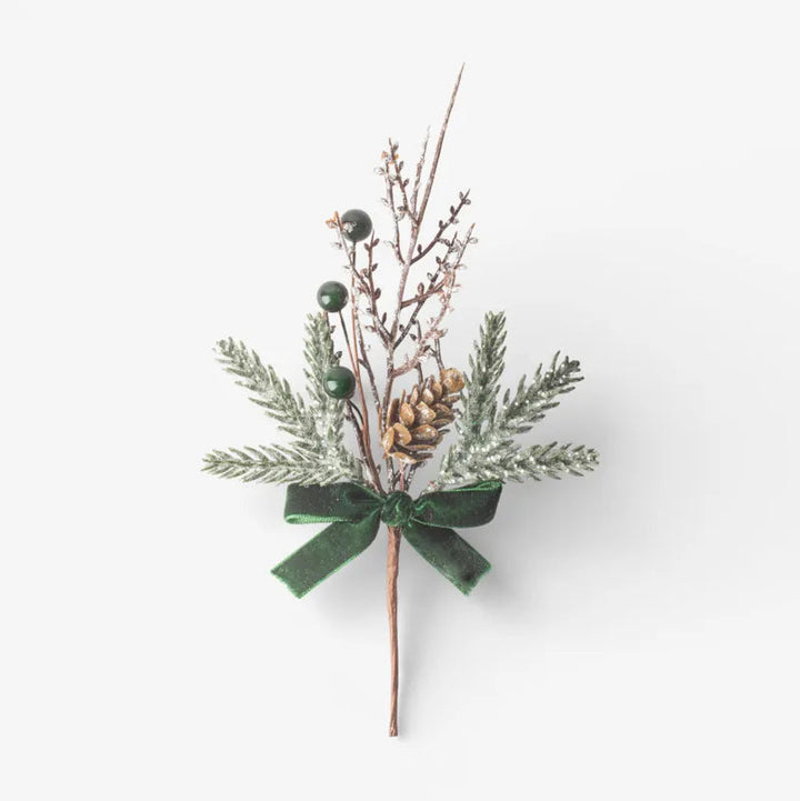 Faux Evergreen Pick 20cm