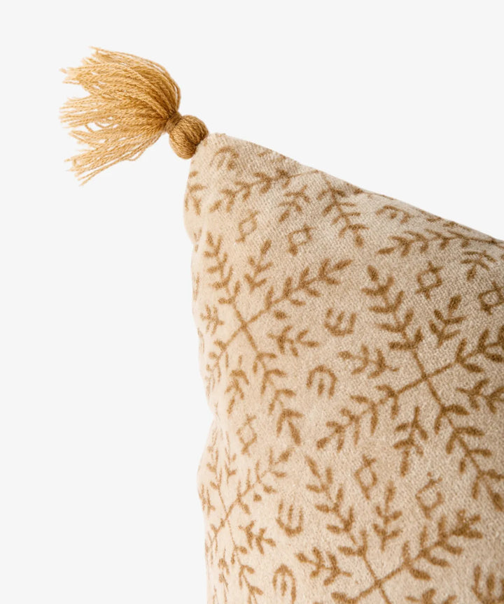 Angelina Handblock Velvet Cushion Cover 50 x 35cm