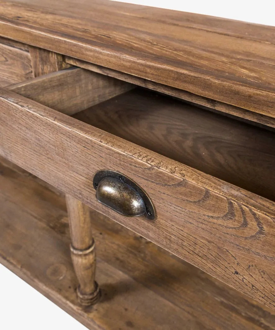 Lyon Console Table | Reclaimed Elm Wood | W210 x D40 x H78cm