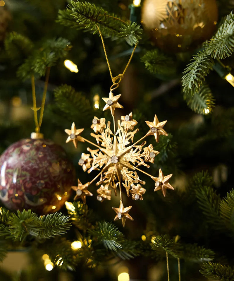 Hanging Jewelled Snowflake