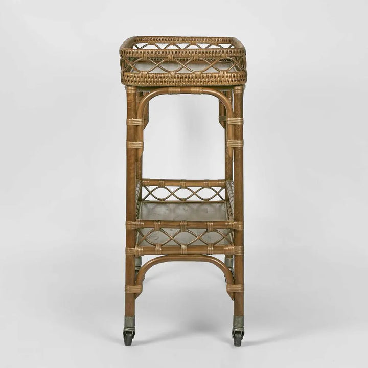 Bangalow Rattan Bar Cart
