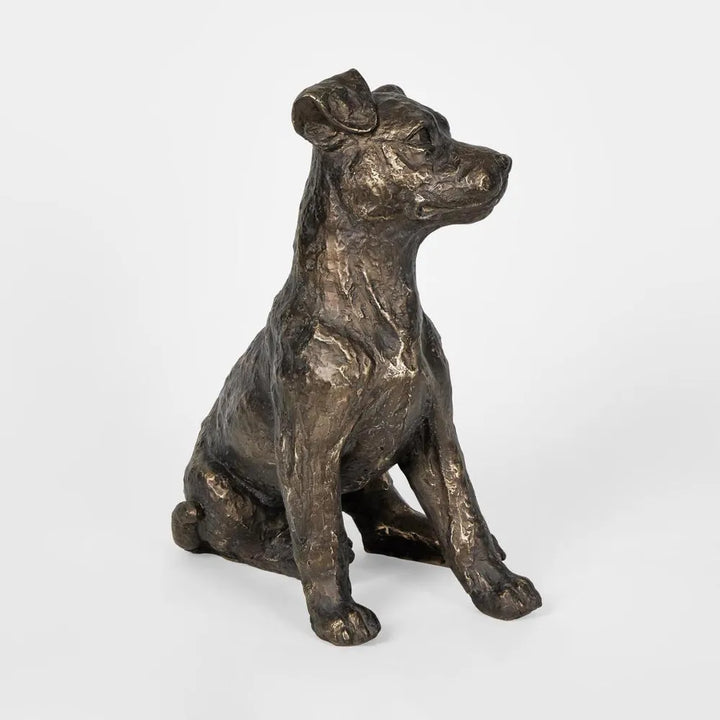 Bobbie Dog Sculpture | Bronze Polyresin