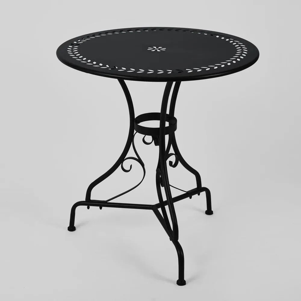 Bella Round Outdoor Table 70cm | Black