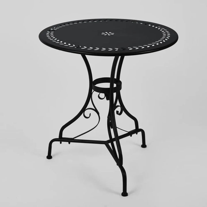 Bella Round Outdoor Table 70cm | Black