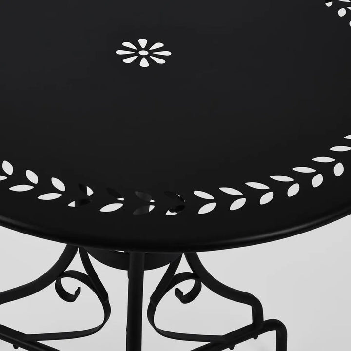 Bella Round Outdoor Table 70cm | Black