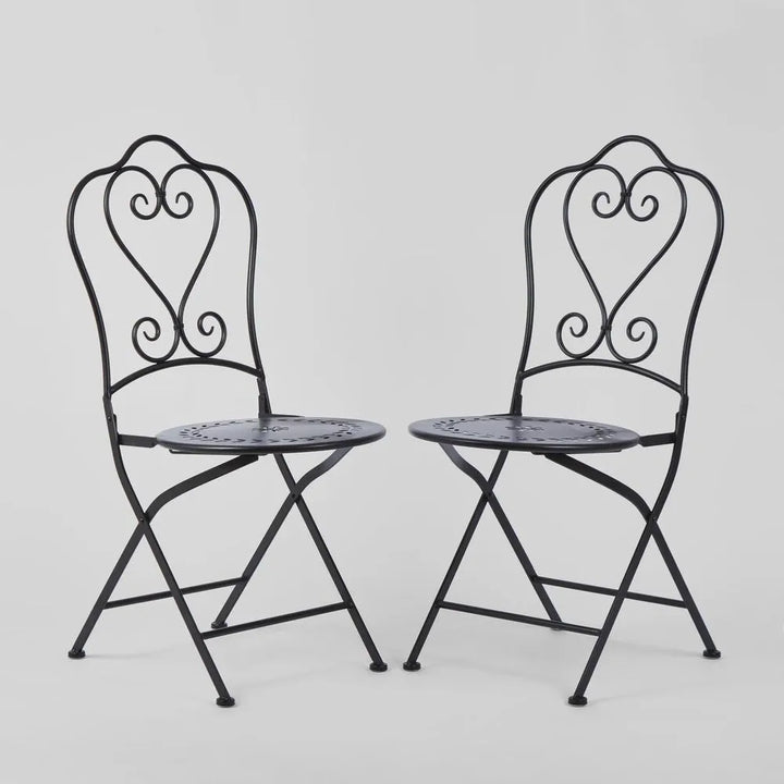 Bella Folding Outdoor Chair | Black