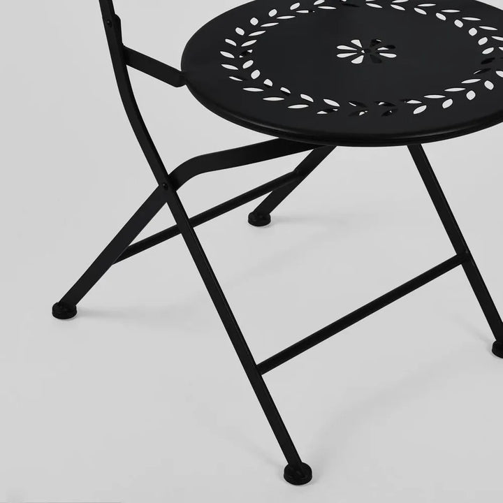 Bella Folding Outdoor Chair | Black