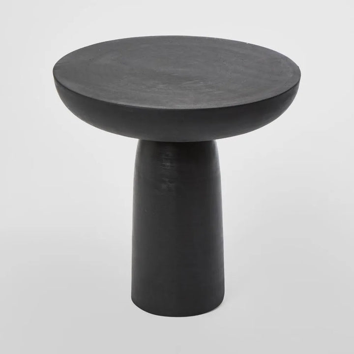 Paola Outdoor Side Table | Black 60cm