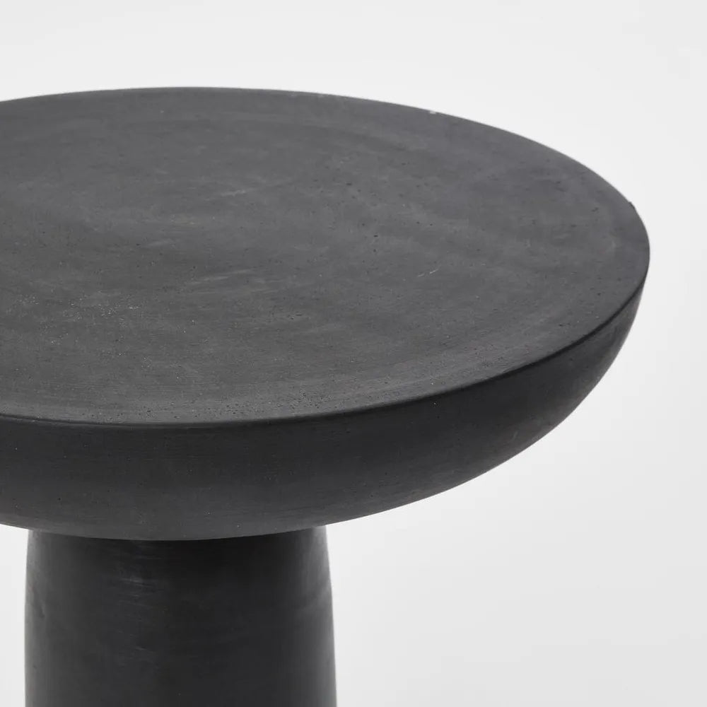 Paola Outdoor Side Table | Black 60cm