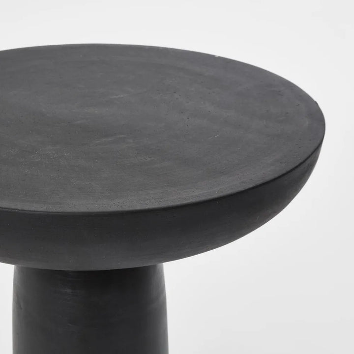 Paola Outdoor Side Table | Black 60cm