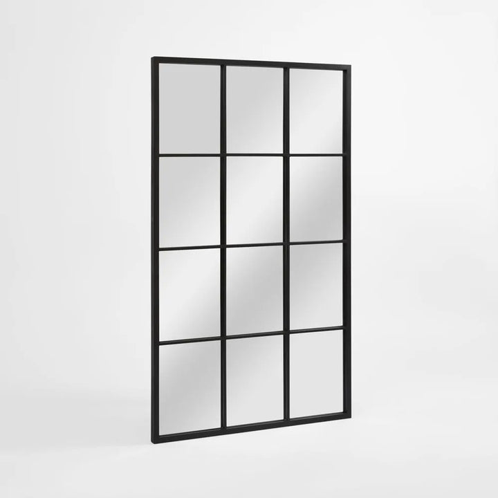 Queens Rectangular Outdoor Mirror | Black | 90x200cm