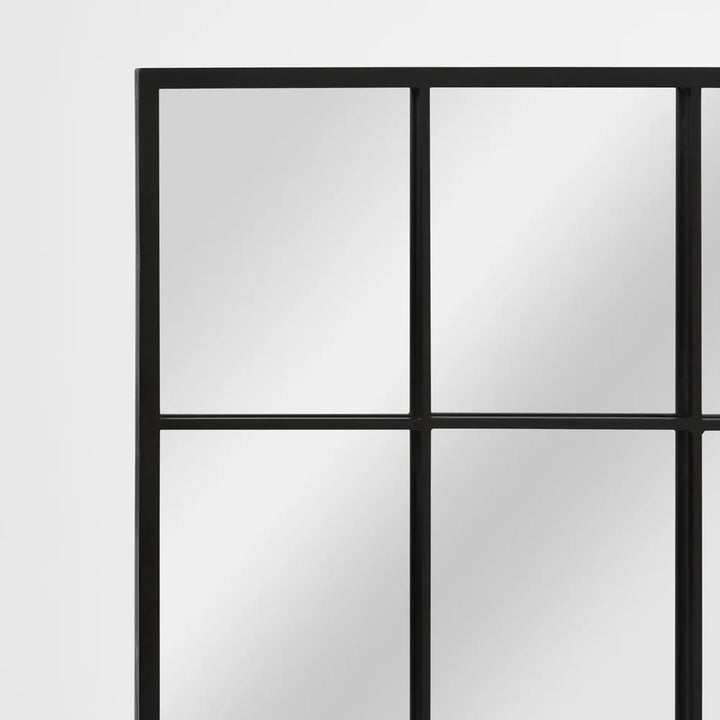 Queens Rectangular Outdoor Mirror | Black | 90x200cm