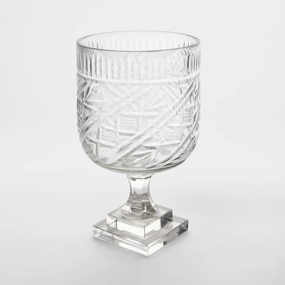 Royale Handcut Glass Urn | H23cm