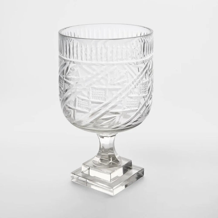 Royale Handcut Glass Urn | H23cm