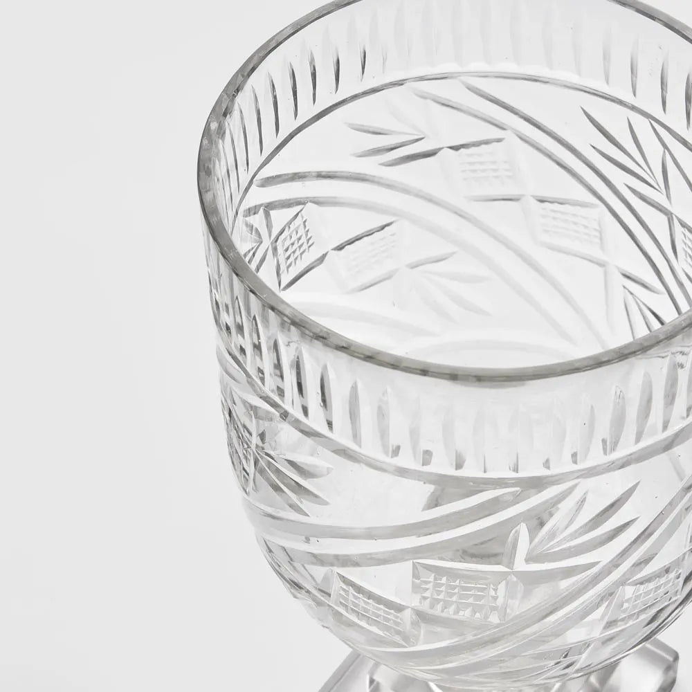 Royale Handcut Glass Urn | H23cm
