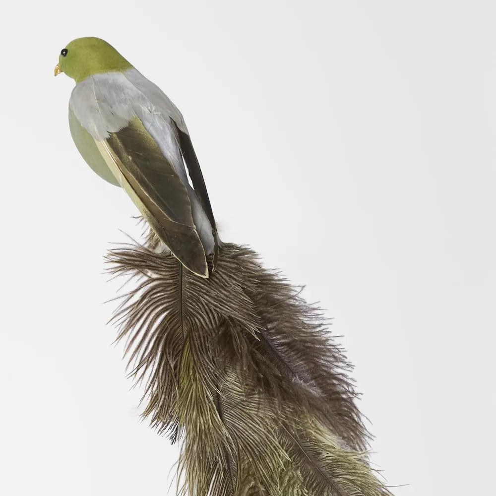 Veere Green Bird on Clip |49cm