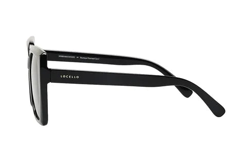 Polarised Sunglasses 3908B Mackenzie Black Smoke 1YR WARR
