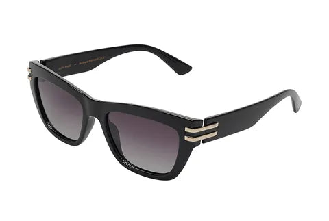 Polarised Sunglasses 3917B Paige Black Smoke 1YR WARR
