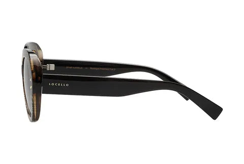 Polarised Sunglasses 3914F Kamilla Grey Stripe Green 1YR WARR