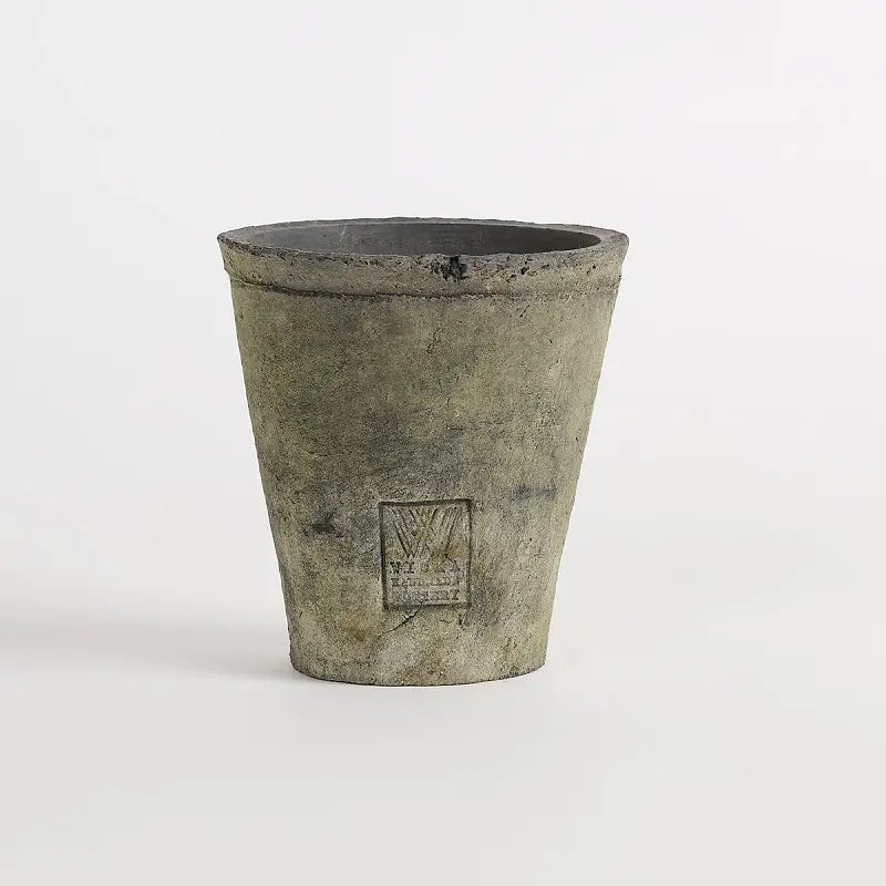 Abal Nero Ombre Pot with Saucer | Medium