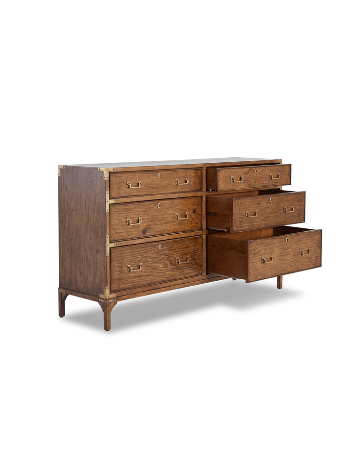Fairway American Oak Chest of Drawers | 6 Drawers | Coganc - Suzie Anderson Home
