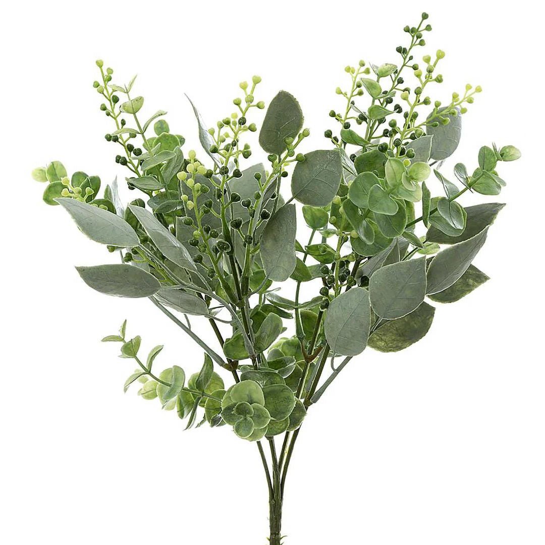 Faux Eucalyptus Berry Bush 30cm - Suzie Anderson Home
