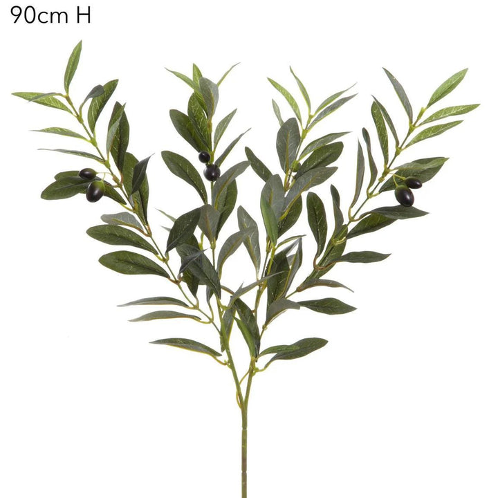 Faux Olive Spray | Green | 90cm - Suzie Anderson Home