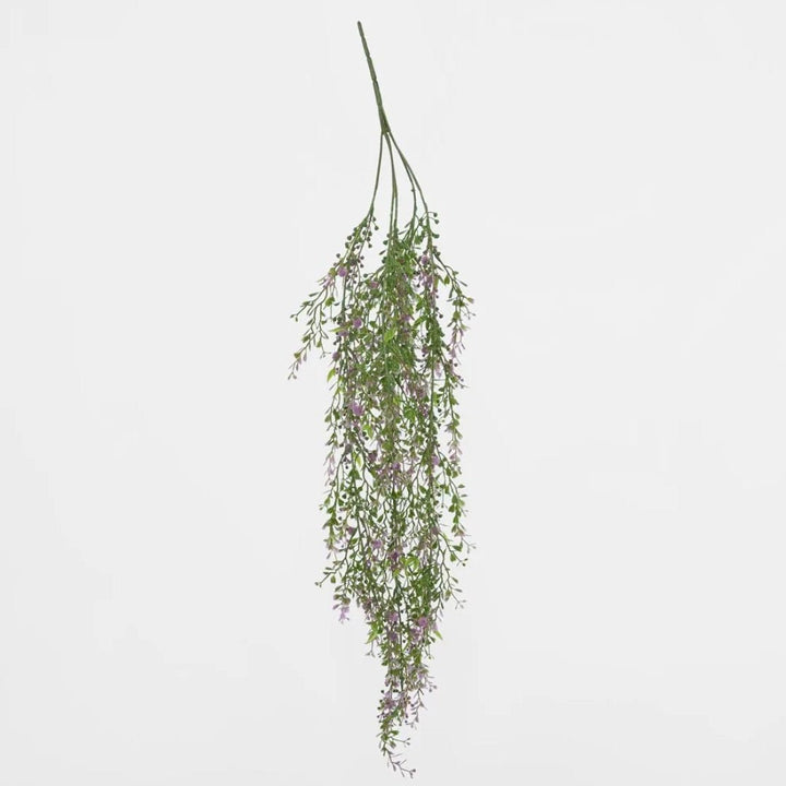 Faux Purple Berries Boxwood Hanging Vine - Suzie Anderson Home