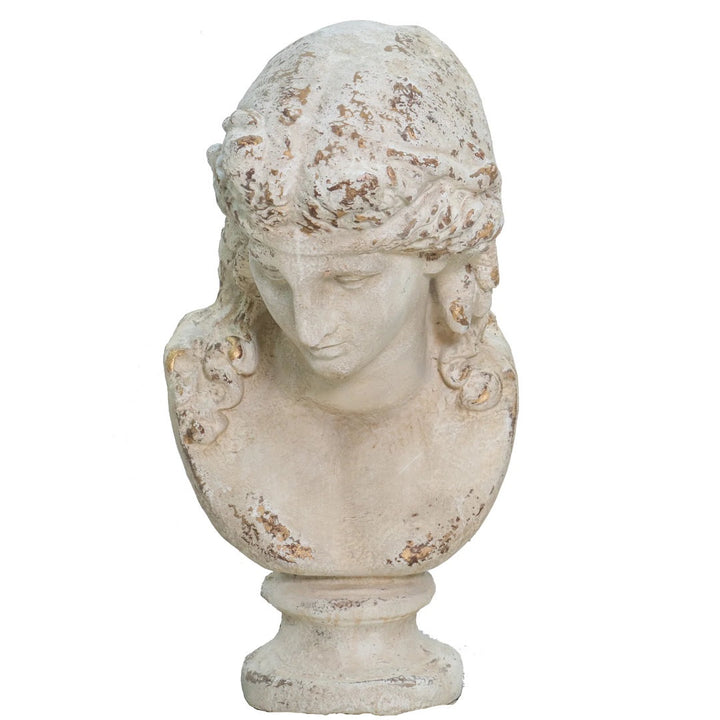 Classic Magnesium Bust Statue of Female | 72cmH