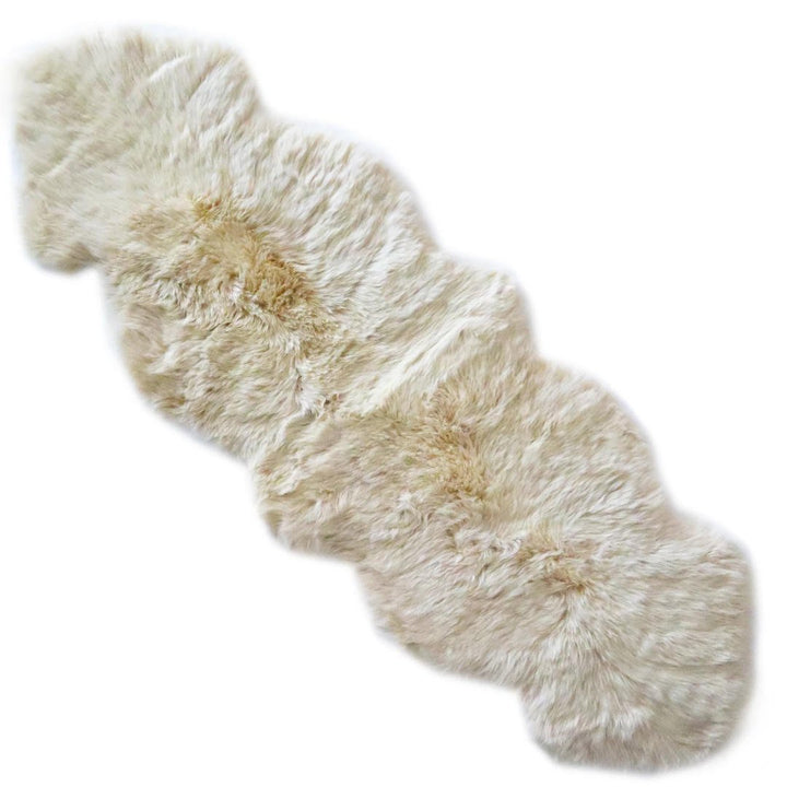 Fibre | Long Wool Standard Double Sheepskin Rug 60x180cm | Frappe