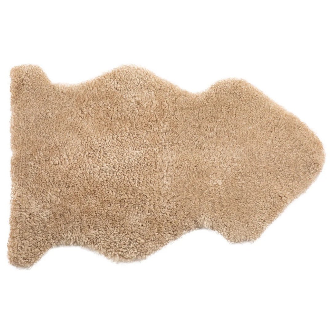 Fibre | Short Wool Curly 90cm Rug | Nappa - Suzie Anderson Home