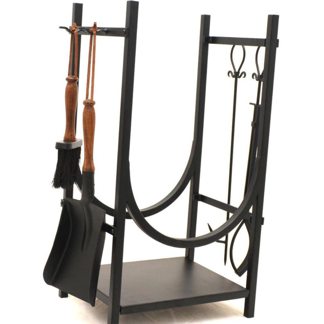 Rocca Log Stand with Tools | 5 piece