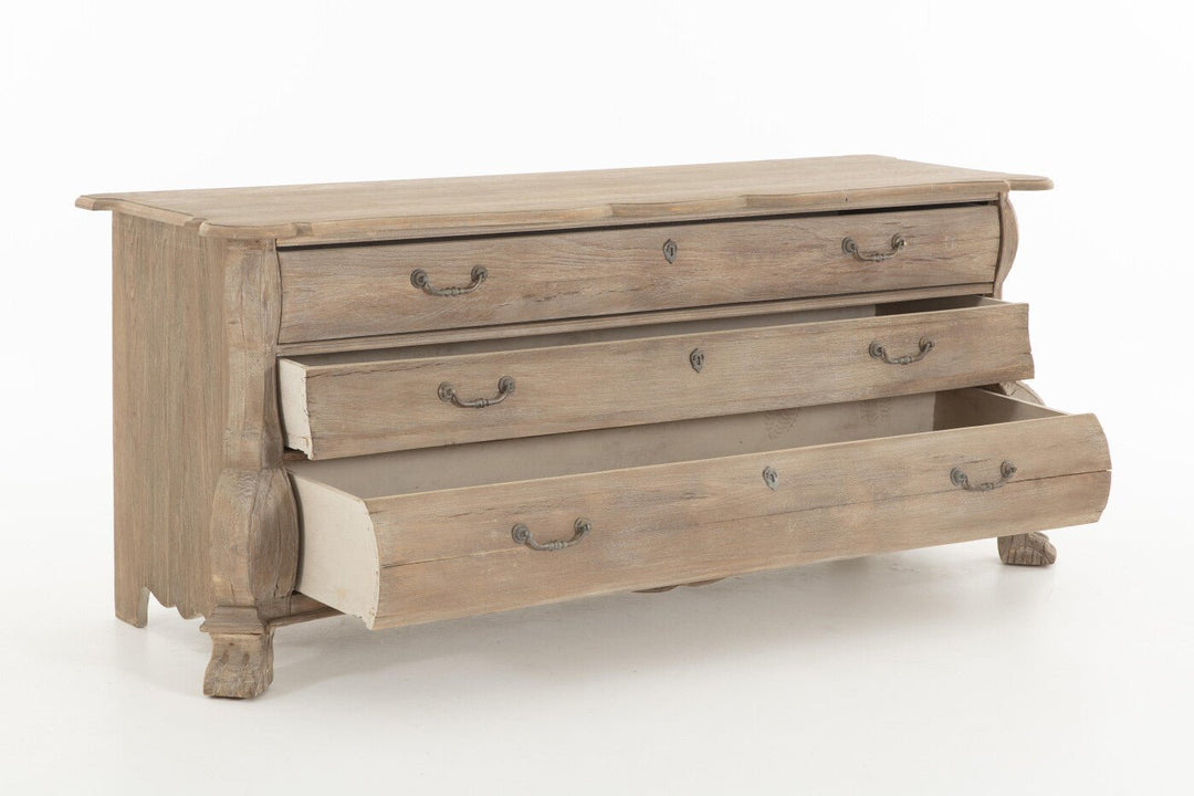 Fitzgerald Chest of Drawers | Recycled Wood | Flamant Belgium | L198 x D62 x H78cm - Suzie Anderson Home