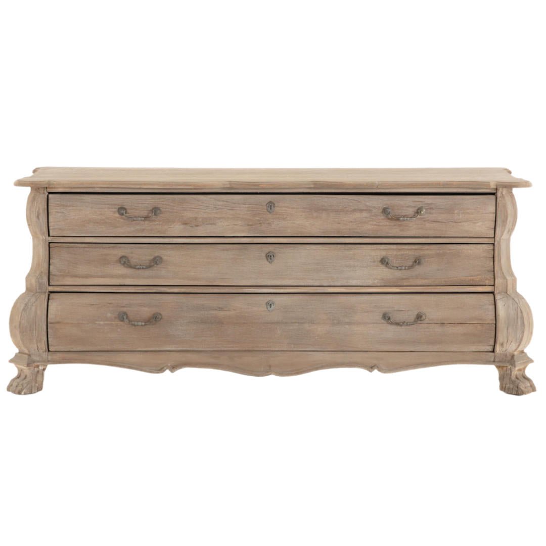Fitzgerald Chest of Drawers | Recycled Wood | Flamant Belgium | L198 x D62 x H78cm - Suzie Anderson Home