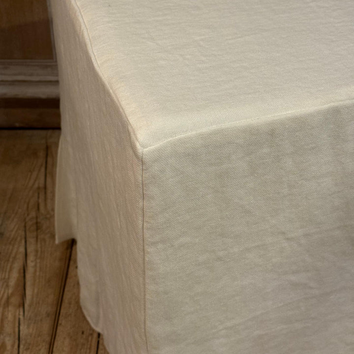 FLAMANT BELGIUM | SAGE GREEN FOOTSTOOL CUBE 50X50 COVER LONG - Suzie Anderson Home