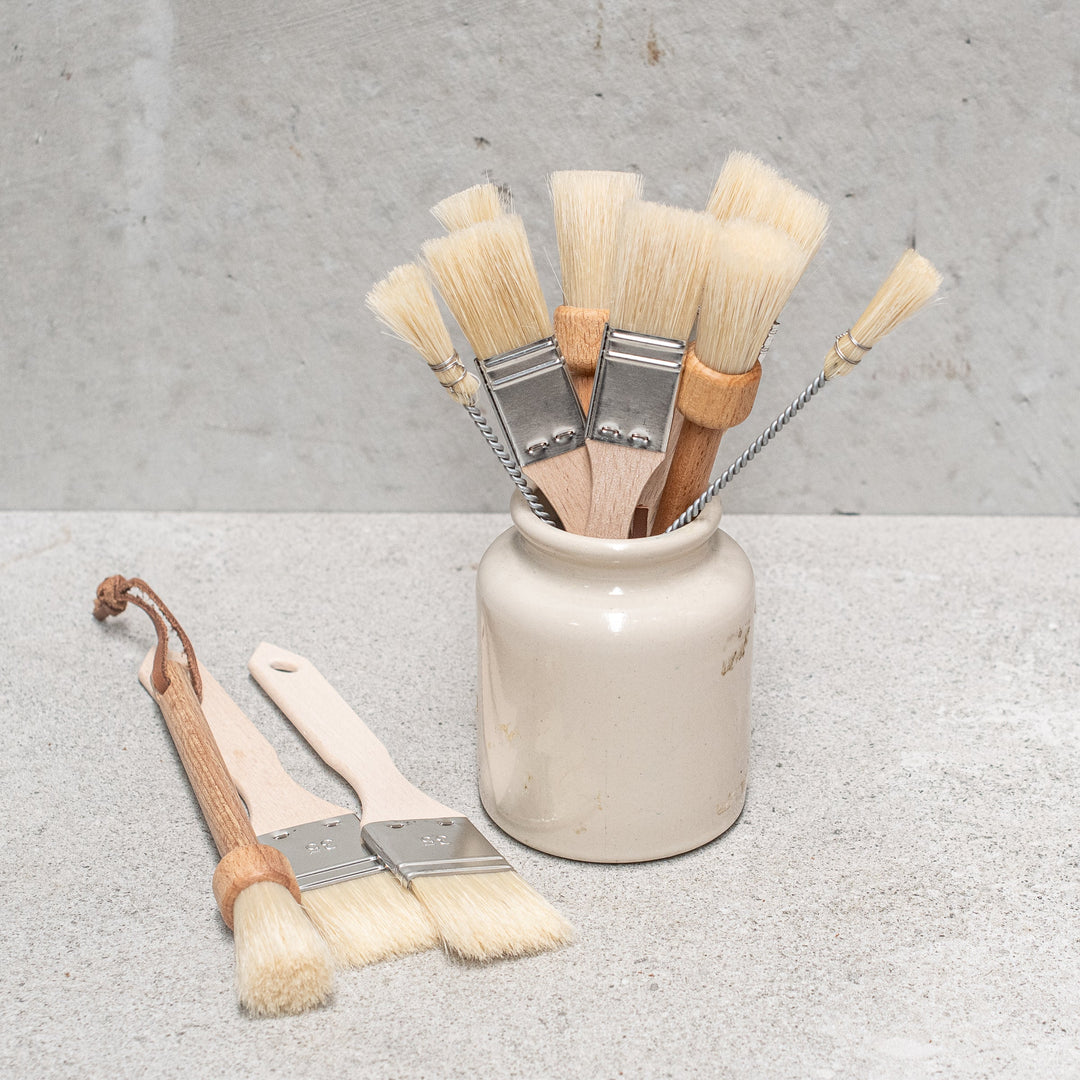 Flat Pastry Brush | Natural Bristle Baking & Pastry Brush | 2.5cm - Suzie Anderson Home