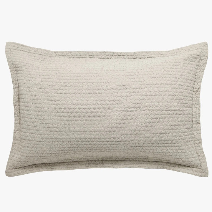 Aspen Standard Pillowcase | Flax