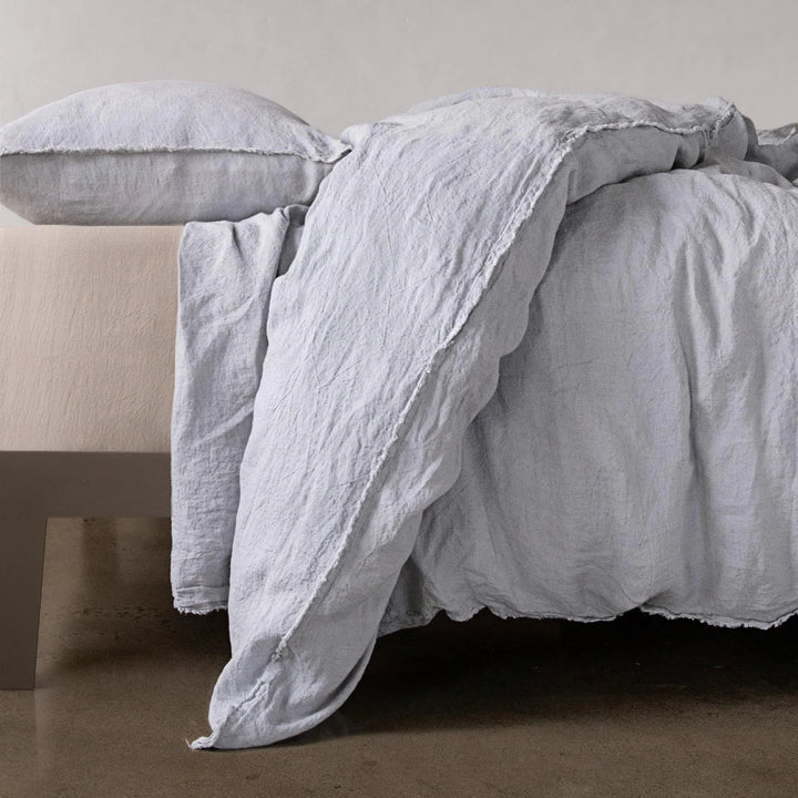 Flocca Duvet Cover | King | Fog - Suzie Anderson Home