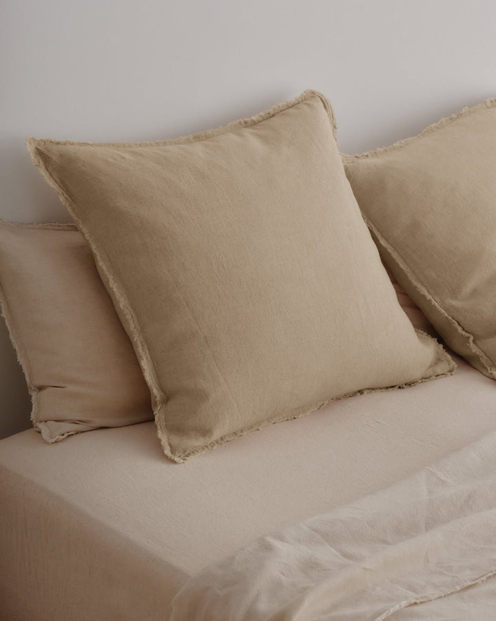 Flocca Euro Linen Pillowcase | Carmel - Suzie Anderson Home